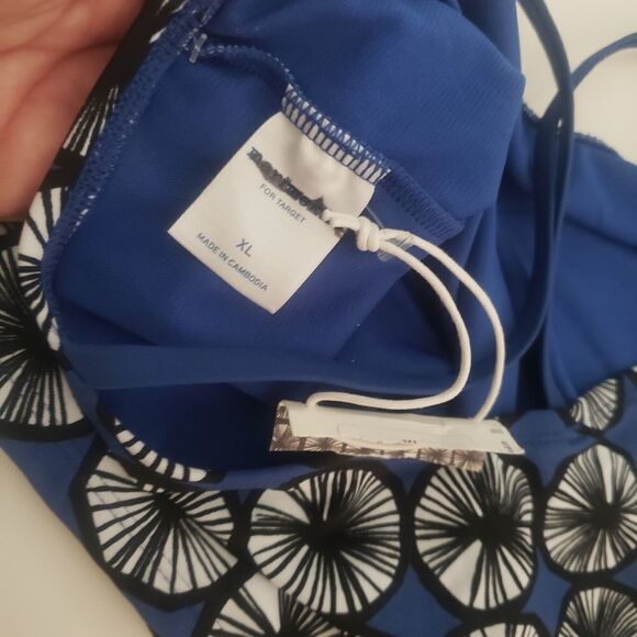 NWOT Merimekko Girls Tankini Top Blue - Picture 6 of 6